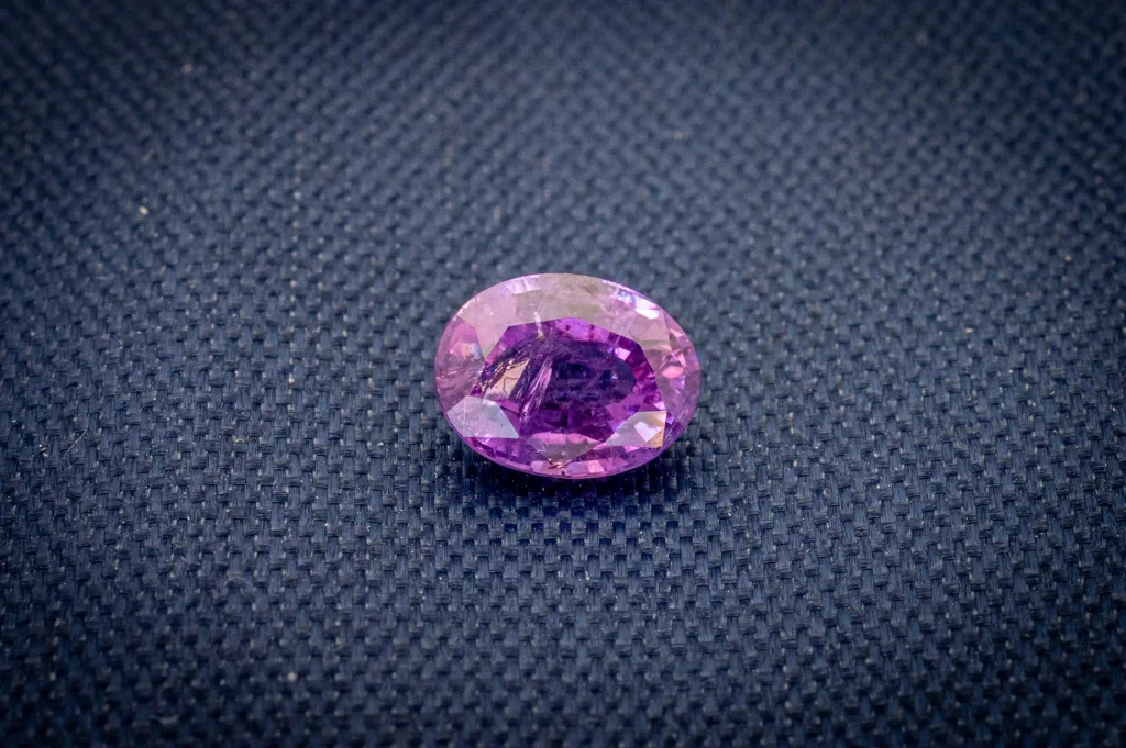 Unheated Purple Sapphire