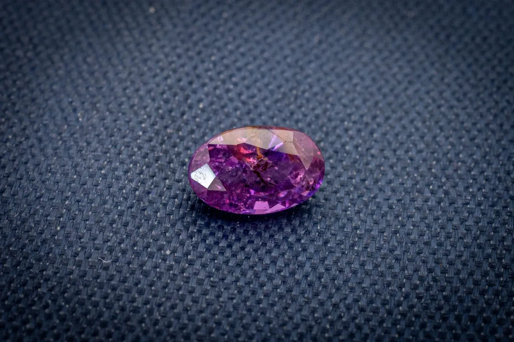 Unheated Purple Sapphire