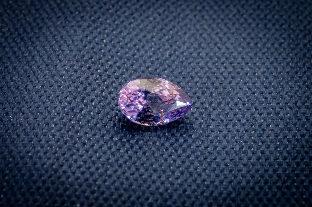 Unheated Violet Sapphire